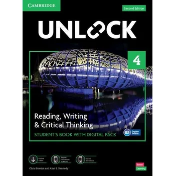 Cizí jazyk Unlock Level 4 Reading, Writing and Critical Thinking Student's Book with Digital Pack