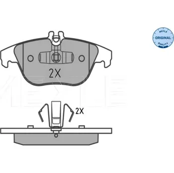 Brzdová destička Sada brzdových destiček, kotoučová brzda MEYLE 025 242 5418
