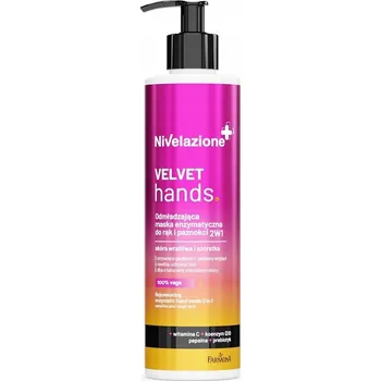 Péče o ruce Farmona Nivelazione+ Omlazující enzymatická maska na ruce 200 Ml Koenzym