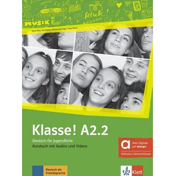 Cizí jazyk Klasse! A2.2 – Hybride Ausgabe – Kursbuch + MP3/Video allango.net + Lizenz (24 Monate)