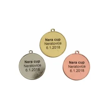 Samolepicí dekorace na vozidlo Přední průhledná samolepka s vlastním textem Ø45 mm, Barva Průhledná