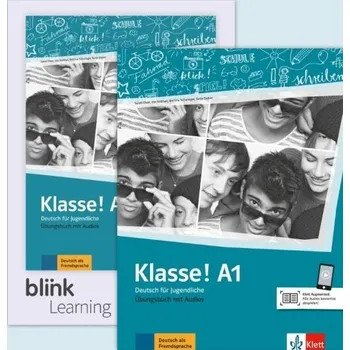 Cizojazyčná kniha Klasse! 1 (A1) - Übungsbuch + BlinkLearning Blended Bundle (14 Monate)