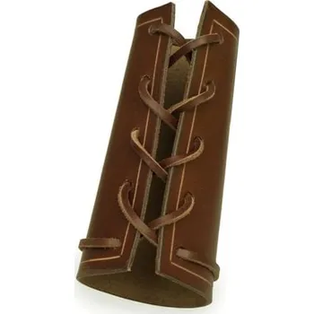 Karnevalový kostým imago Dětský kožený nátepník, barva přírodní