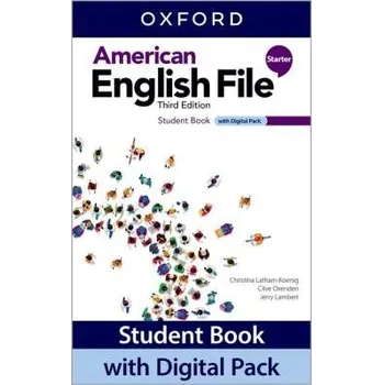 Anglický jazyk American English File Third Edition Level Starter: Student's Book with Digital pack