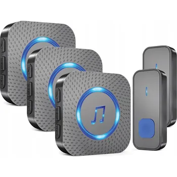 Domovní zvonek Bezdrátový zvonek SURFOU s dosahem 400 m a hlasitostí 110 dB