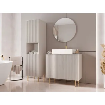 Koupelnový nábytek Koupelnový nábytek Nawil III, Barva: Kašmír, Sifon k umyvadlu: ne, Umyvadlo: ne MIRJAN 5903211428418