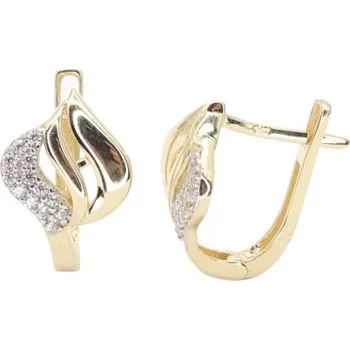 Náušnice Zlaté náušnice na francouzské zapínání