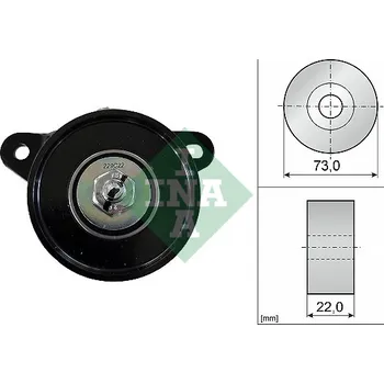 Napínací kladka, žebrovaný klínový řemen INA 531 0540 10