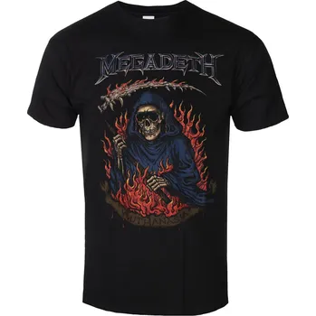 Pánská móda Tričko metal pánské Megadeth - Youthanasia Flames - ROCK OFF - MEGATS44MB - XL