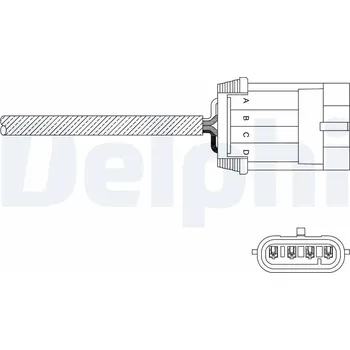 Lambda sonda Lambda sonda DELPHI ES11061-12B1