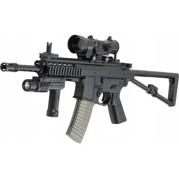 Replika zbraně PISTOLE NA KULIČKY PUŠKA ÚTOČNÁ BI-8002 ASG REPLIKA IMITACE