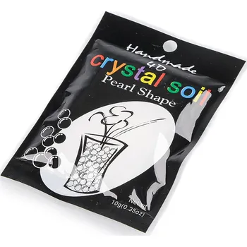 Floristický drát Vodní perly - gelové kuličky do vázy Ø14 mm Varianta: 5 transparent, Balení: 1 sáček