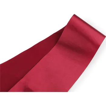 Stuha k výrobě šerpy, mašlí šíře 12 cm vhodná k psaní textu a potisku Balení: 1 m, Varianta: 2 bordó sv. - 8596475673761