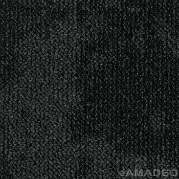 Koberec Kobercové čtverce Tarkett Desso Desert AirMaster 9990 - černé