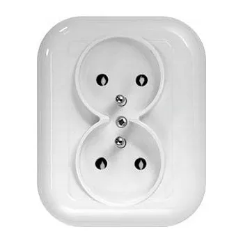 Elektrická zásuvka Abex Elektrická Zásuvka bílá