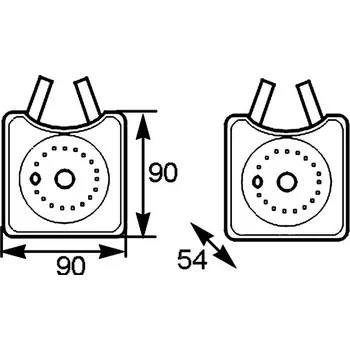 Chladič motoru Olejový chladič, motorový olej MAHLE CLC 163 000S