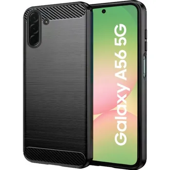 Pouzdro na mobilní telefon Pouzdro zadní kryt na Samsung, černé, z odolného plastu tlumící nárazy + sklo 9H