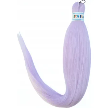 Příčesek Barevné syntetické vlasy copánky dredy KANEKALON EASY BRAID II LAV