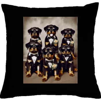 Pánská móda Polštář bavlněný s potiskem Rotvajleři – Mrňaví Agentové v Utajení