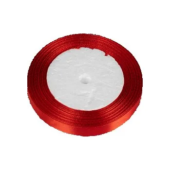 Stuha Stuha saténová - červená - 12 mm/ 22,5m