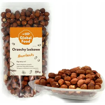 Global Food Lískové ořechy celé ořechy 500g