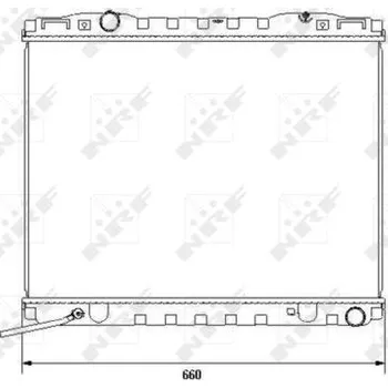 Chladič motoru Chladič, chlazení motoru NRF 53365