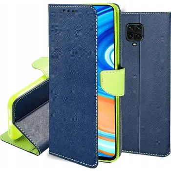 Pouzdro na mobilní telefon Flipové pouzdro Hero Case pro Xiaomi Redmi Note 9 Pro, modré