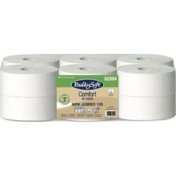Toaletní papír BulkySoft - Jumbo toaletní papír prům. 190mm, 120m, celulóza, 2vrstvý (12ks/balení)