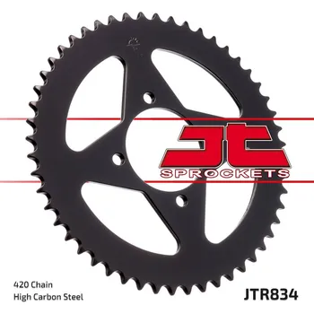 Řetězová sada pro motocykl JT rozeta 834 48 YAMAHA RD 50MX (79-87), RD 80LC (82) (83448JT) (řetěz 420) (JT rozeta 834 48 YAMAHA RD 50MX (79-87), RD 80LC (82) (83448JT) (řetěz 420))
