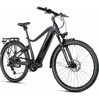 Elektrokolo Leader Fox LUCAS pánské, rám 22,5" (XXL) model 2025-2, šedá - ZDARMA dopravné, odborná montáž, seřízení a skládací zámek FORCE! (Záruka nejlepší ceny. Nakupujte u autorizovaného prodejce.)