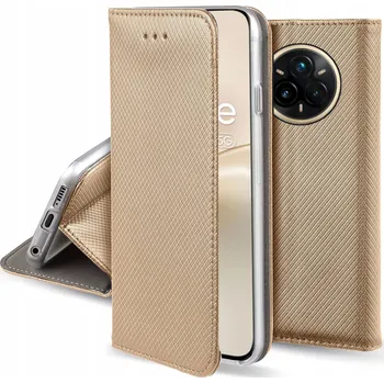 Pouzdro na mobilní telefon Flipové pouzdro Hero Case pro realme 14 Pro+ zlaté