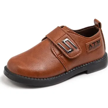 Chlapecké polobotky Elegantní dětské polobotky pro chlapce na jaro a podzim Velikost: 36, Barva (Varianta): Hnědá