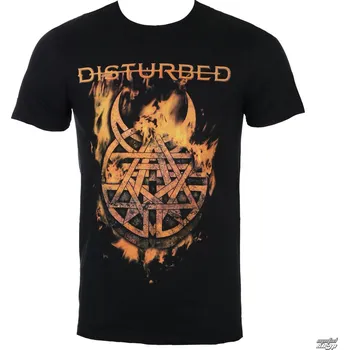 Pánské tričko Tričko metal pánské Disturbed - Burning Belief - ROCK OFF - DISTTS04MB - XXL