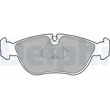 Brzdová destička Sada brzdových destiček, kotoučová brzda DELPHI LP839