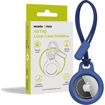 Příslušenství pro sluchátka Mobile Origin Airtag Loop Case Holder A1 Blue