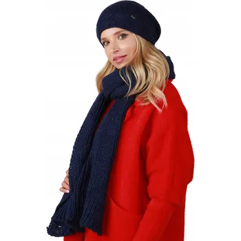 Čepice Alur sada: čepice, nákrčník (rolák), šála, univerzální velikost, modrá
