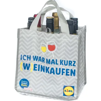 Taška / Přepravka / Nosítko se 6 přihrádkami na lahve + závěska