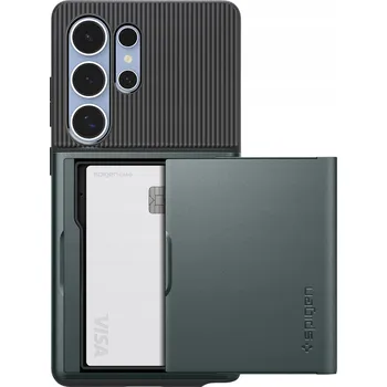 Pouzdro na mobilní telefon Pouzdro pro Galaxy S25 Ultra, Spigen Slim Armor CS, pouzdro s úložným prostorem na karty