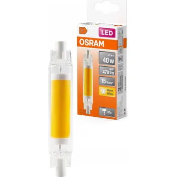 Žárovka Osram LINE LED žárovka 4.5W 4000K R7s, délka 78mm, 470lm, úzká, skleněná