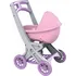 Kočárek pro panenku Doloni 0121/04 růžový/šedý
