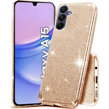 Pouzdro na mobilní telefon Zadní Kryt Hero Case pro Samsung Galaxy A15 zlatý
