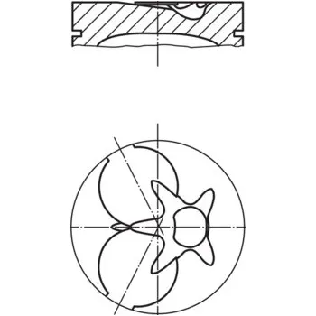 Píst motoru Píst MAHLE 002 93 02