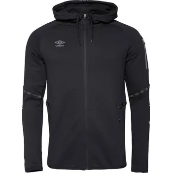 Pánská mikina Pánská mikina Umbro TERRACE FULL ZIP HOODIE L Černá, Šedá