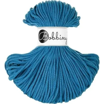 Příze Bobbiny Junior Braided Cord 3 mm 100 m Dopamine Blue Šňůra