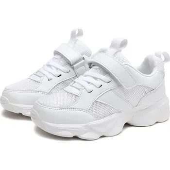 Chlapecké tenisky sportovní tenisky pro děti s protiskluzovou podrážkou Velikost: 35, Barva (Varianta): White(Mesh)