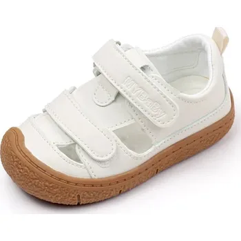 Chlapecké sandály Letní dětské sandály s výřezy pro první krůčky Velikost: 19, Barva (Varianta): Bílá