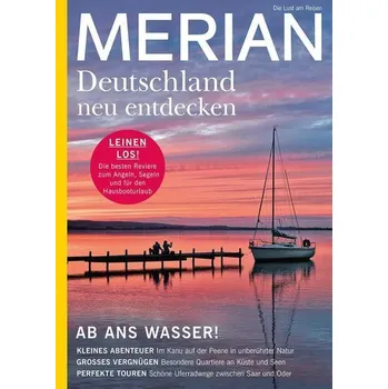 Cestování MERIAN Magazin Deutschland neu entdecken / Ab ans Wasser 08/21
