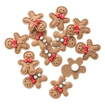 Set školních potřeb Ozdoby samoprzylepne 3D piernikowe ludziki 12szt