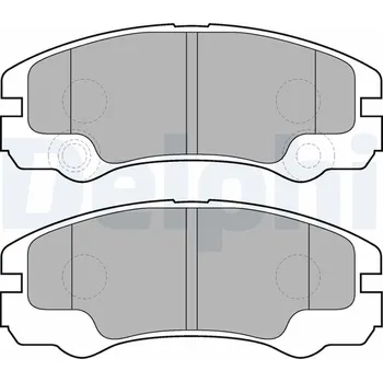 Brzdová destička Sada brzdových destiček, kotoučová brzda DELPHI LP1552