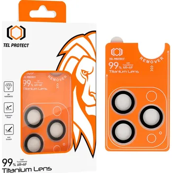 Tvrzené sklo Tel Protect Titanium Lens 99% AR na fotoaparát pro iPhone 14 Pro-14 Pro Max transparent (3 pcs)